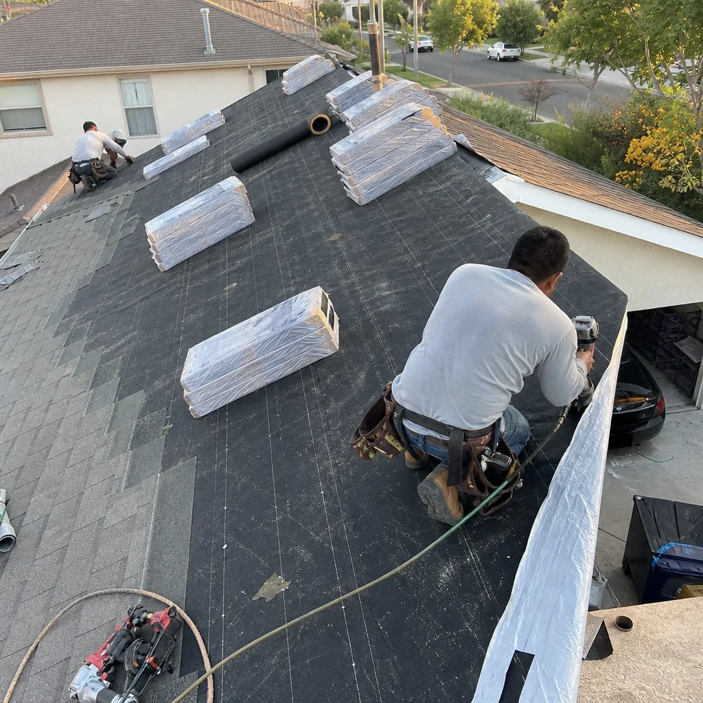 Roof Replacement in Downey